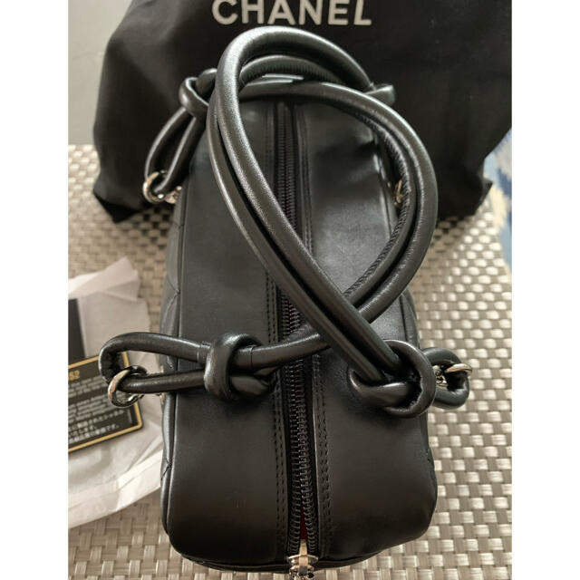 CHANEL(シャネル)のミルク様専用CHANELカンボンラインミニボストンバッグ【正規品♡美品】 レディースのバッグ(ハンドバッグ)の商品写真