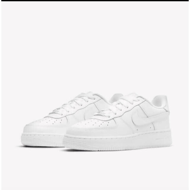 24.5新品ナイキ エアフォース1 NIKE AIR FORCE 1 LE GSホワイト白サイズ