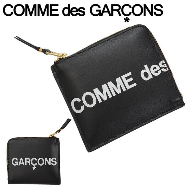 新品 コムデギャルソン コインケース ミニ財布 ロゴ ブラック SA3100HLのサムネイル