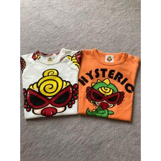 ヒステリックミニ(HYSTERIC MINI)のhysteric mini半袖Tシャツ  ミニラ&フェース(Ｔシャツ)