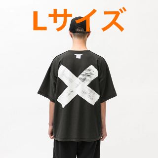 ダブルタップス(W)taps)のCROSS / SS / COTTON 黒　Lサイズ(Tシャツ/カットソー(半袖/袖なし))