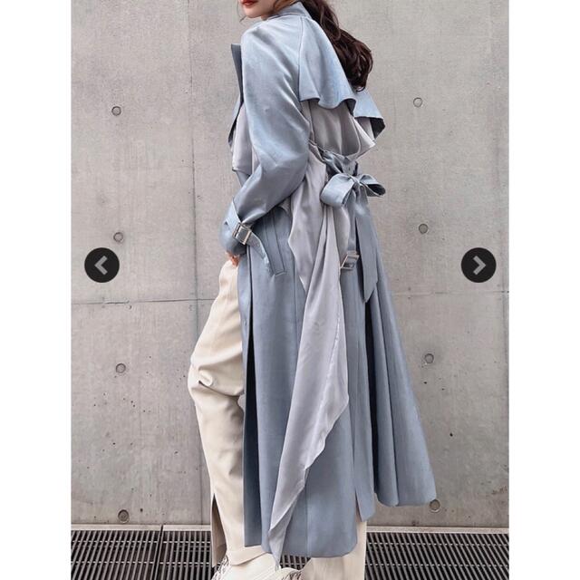 Riu Side flare glitter trench coat Rちゃん 品質は非常に良い www.e