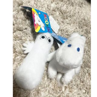 ムーミン(MOOMIN)のムーミン　ニョロニョロ  ぬいぐるみ　マスコット　キーホルダー(キャラクターグッズ)