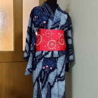 【kapigo様専用】浴衣Mサイズ 呉服屋仕立て 絞り(浴衣)