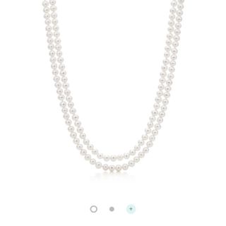 ミキモト(MIKIMOTO)のday様♡ティファニー パール ロングネックレス(ネックレス)