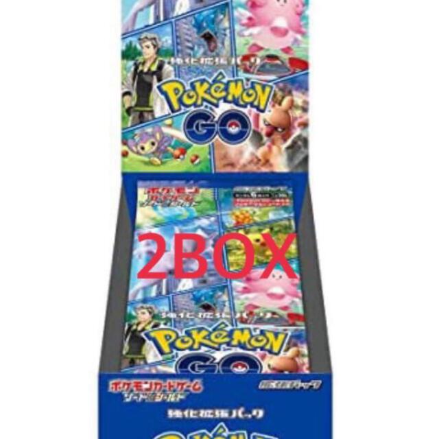 ポケモンGO 2BOX 新品未開封　プロモ付トレーディングカード