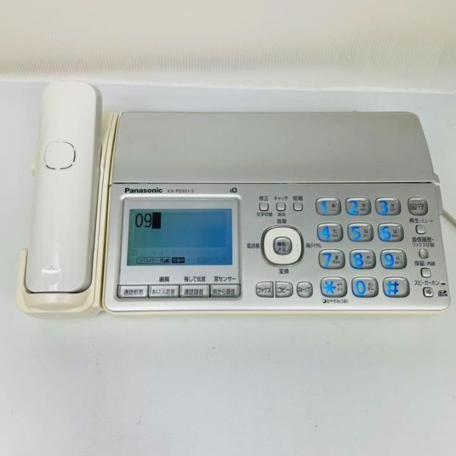 Panasonic(パナソニック)のPanasonic KX-PD551DL おたっくす FAX付き電話機 スマホ/家電/カメラのスマートフォン/携帯電話(その他)の商品写真