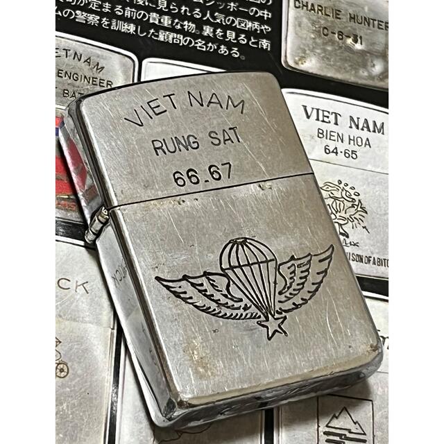 ZIPPO - 【ベトナムZIPPO】本物 1966年製ベトナムジッポー「空挺徽章 ...