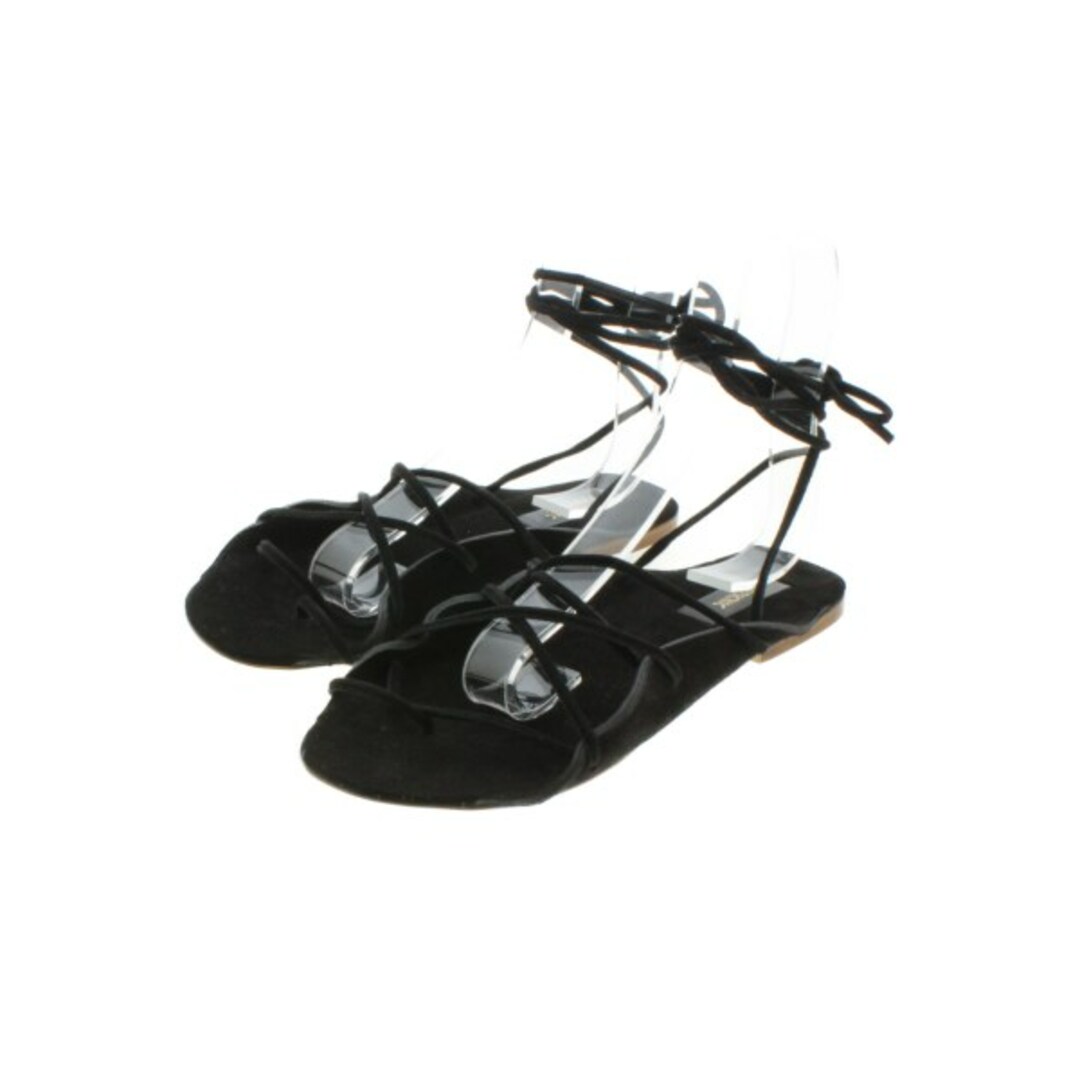 PIPPICHIC(ピッピシック)のPippichic ピッピシック サンダル 37(23.5cm位) 黒 【古着】【中古】 レディースの靴/シューズ(サンダル)の商品写真