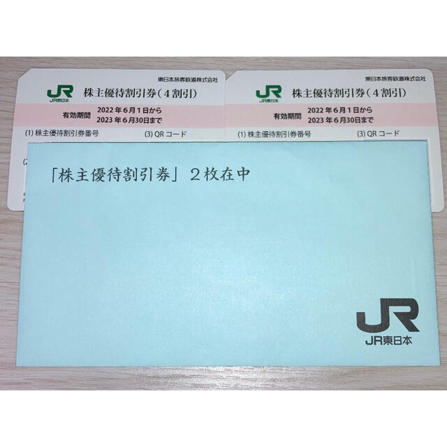 JR東日本旅客鉄道 株式優待割引券 2枚