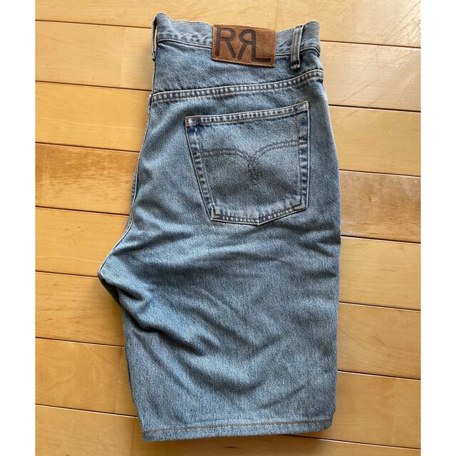 RRL(ダブルアールエル)のRRL ダブルアールエル　ラルフローレン　デニムハーフパンツ メンズのパンツ(ショートパンツ)の商品写真