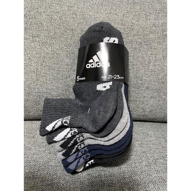 adidas(アディダス)の新品未使用♡子ども靴下♡キッズ靴下♡アディダスソックス♡靴下 キッズ/ベビー/マタニティのこども用ファッション小物(靴下/タイツ)の商品写真