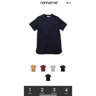 ノンネイティブ(nonnative)のノンネイティブ　Tシャツ　ネイビー　サイズ0(Tシャツ/カットソー(半袖/袖なし))