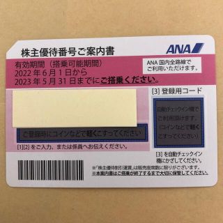 エーエヌエー(ゼンニッポンクウユ)(ANA(全日本空輸))のANA株主優待券(その他)