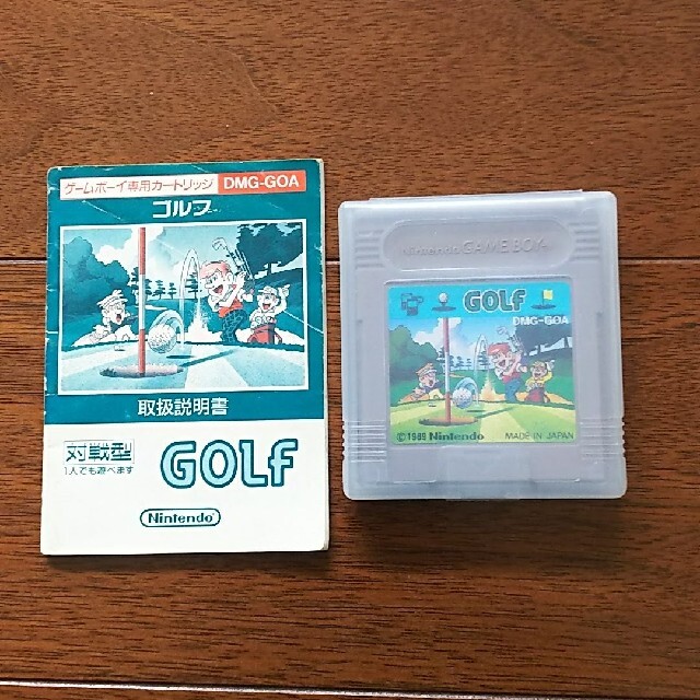 ゲームボーイ(ゲームボーイ)の任天堂  GAME BOY GOLF ソフト 当時物 動作OK エンタメ/ホビーのゲームソフト/ゲーム機本体(家庭用ゲームソフト)の商品写真