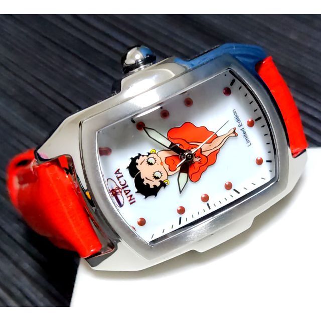 INVICTA(インビクタ)の$695 インビクタ 高級腕時計 ベティちゃん 替えバンド4本 エナメル 激レア レディースのファッション小物(腕時計)の商品写真