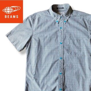 ビームス(BEAMS)のBEAMS チェック柄半袖シャツ(シャツ)