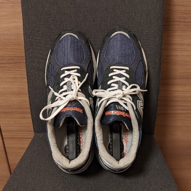 New Balance(ニューバランス)のNew Balance ニューバランス☆M990V3 ネイビー☆美品30cm メンズの靴/シューズ(スニーカー)の商品写真