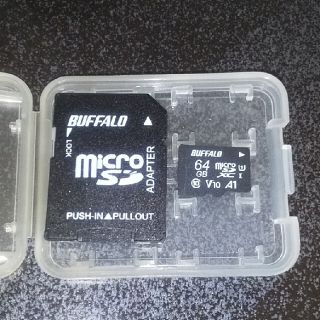 バッファロー(Buffalo)のBuffalo   microSDカード64ギガ(スマートフォン本体)