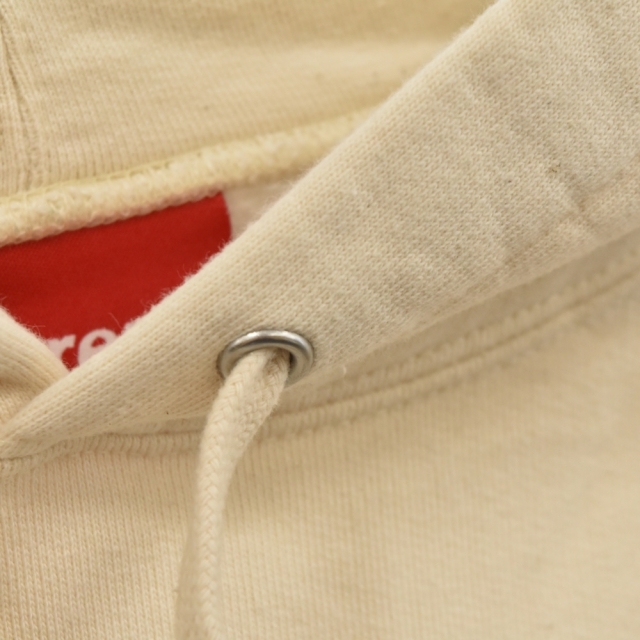 SUPREME シュプリーム 21AW Contrast Hooded Sweatshirt コントラストフーデッドスウェット パーカー アイボリー