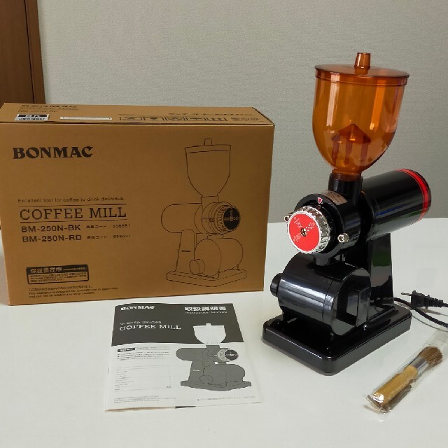 売約済みです。 BONMAC ボンマック 電動コーヒーミル BM-250N | www