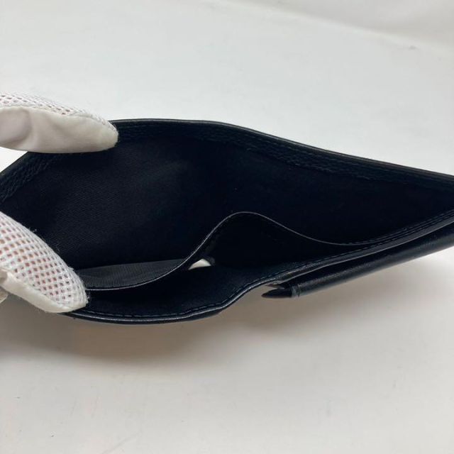 【正規品】ブルガリ　二つ折り財布　ブラック　札入 セルペンティ スカリエ メンズ