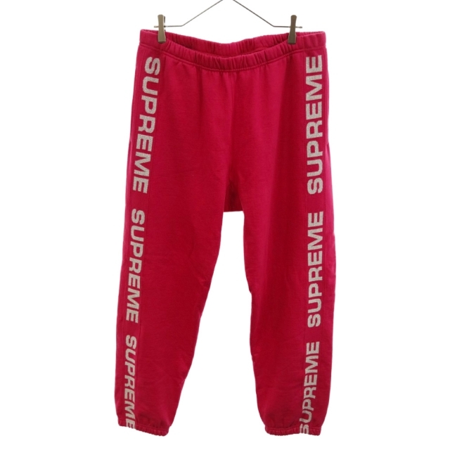 SUPREME シュプリーム 20SS Metallic Rib Sweatpant サイド ライン ロゴ スウェット パンツ ピンクL備考