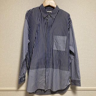 ユニクロ(UNIQLO)のUNIQLO +J スーピマコットンオーバーサイズシャツ（長袖・ストライプ）(シャツ)