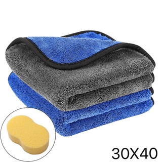 洗車タオル　マイクロファイバー　メンテナンス　布巾　高吸水　高品質　好評　3枚入(洗車・リペア用品)