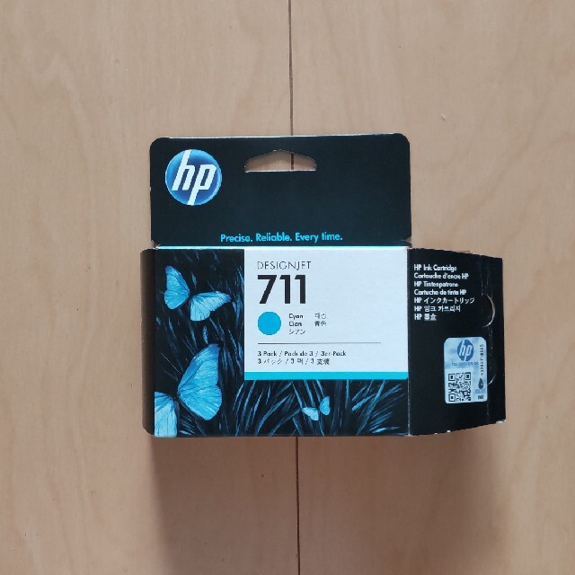 HP(ヒューレットパッカード)のhpインクカートリッジ　シアン インテリア/住まい/日用品のオフィス用品(OA機器)の商品写真
