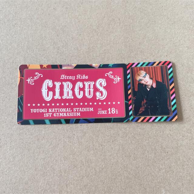 Stray Kids スキズ CIRCUS ピクチャーチケット バンチャン エンタメ/ホビーのタレントグッズ(アイドルグッズ)の商品写真