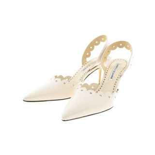 マノロブラニク 紺色×白ポツポツシューズ www.bimakab.go.id