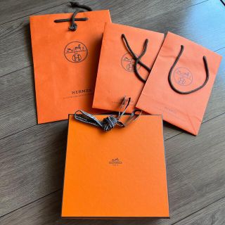 エルメス(Hermes)のエルメス箱　ショップ袋　セットで(ショップ袋)