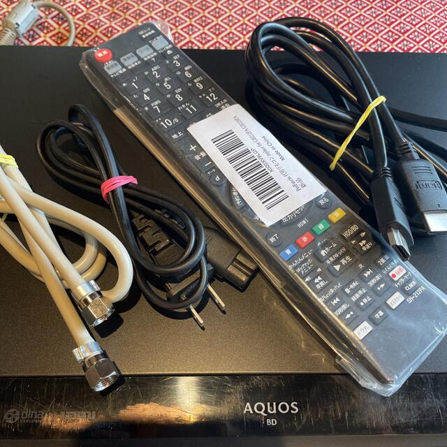 AQUOS(アクオス)のSHARP AQUOS BD-S580 12倍録 500GB リモ等付フル装備！ スマホ/家電/カメラのテレビ/映像機器(ブルーレイレコーダー)の商品写真