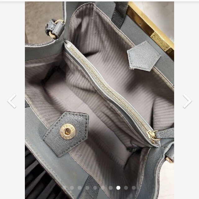 FENDI フェンディ 2ジュール グレー 3色ファーチャーム付き