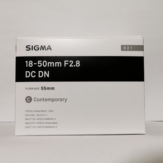 シグマ(SIGMA)の未使用品 SIGMA 18 50 F2.8 DC DN SONY Ｅマウント(レンズ(ズーム))