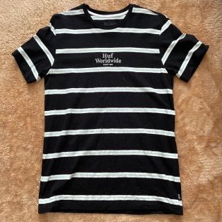 ハフ(HUF)のハフ　HUF Tシャツ　ブラック　黒　メンズ　ステッカー付き(Tシャツ/カットソー(半袖/袖なし))