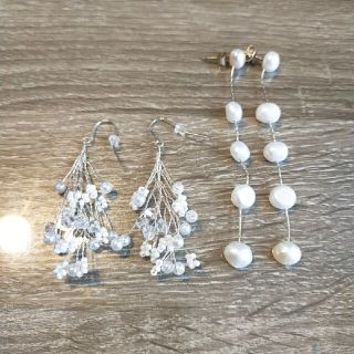 ウェディング　披露宴　ピアス(ピアス)