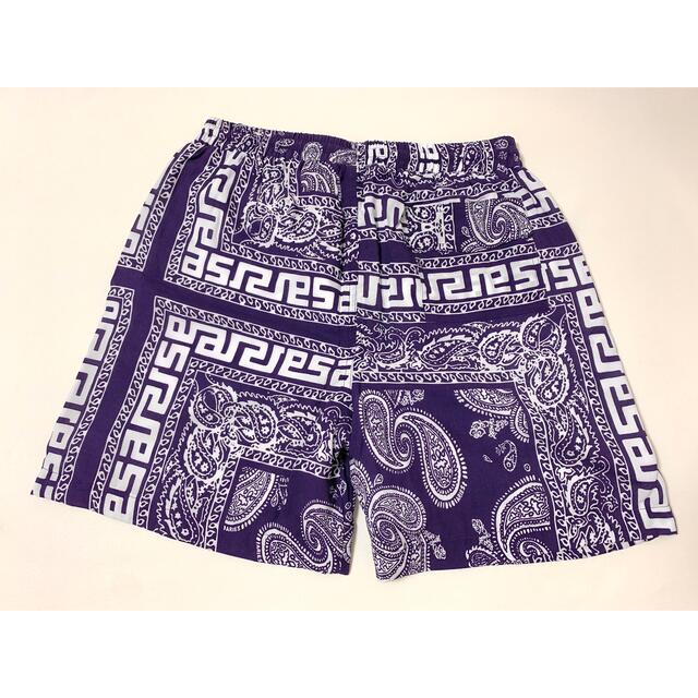 新品《 ARIES アリエス 》バンダナ柄 ショーツ S ネイビー