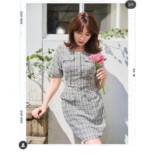 herlipto♡Classic Tweed Mini Dress