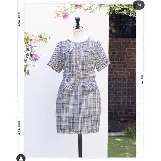 herlipto♡Classic Tweed Mini Dress