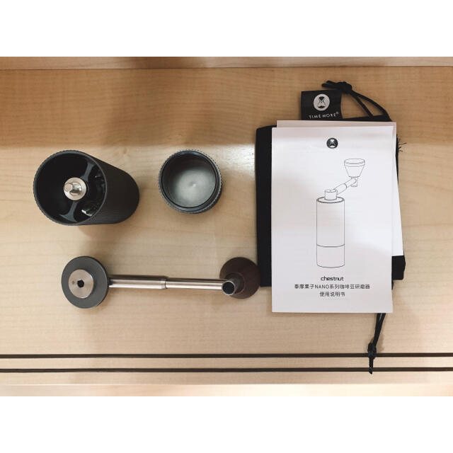 タイムモア TIMEMORE NANO 手挽きコーヒーミル (ブラック) スマホ/家電/カメラの調理家電(コーヒーメーカー)の商品写真