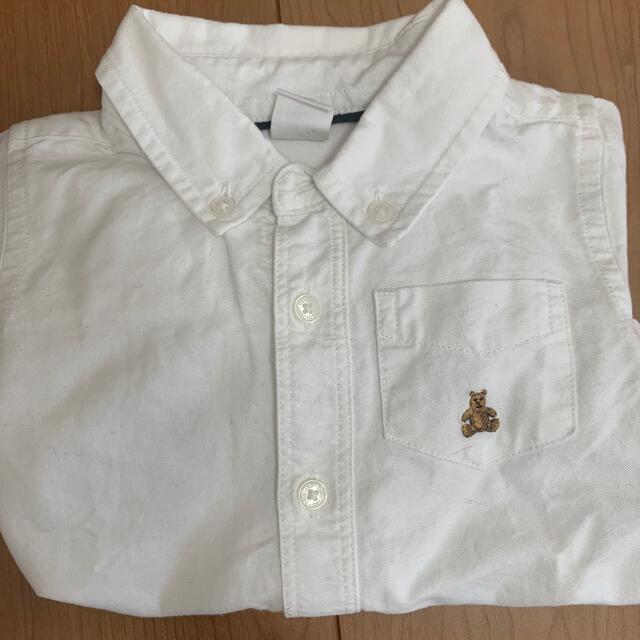 GAP(ギャップ)のGAP ワイシャツロンパース キッズ/ベビー/マタニティのキッズ服男の子用(90cm~)(ブラウス)の商品写真