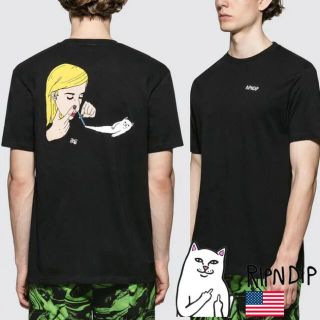 リップンディップ(RIPNDIP)のRIPNDIP Tシャツ M coco normal tee 半袖 ロゴブラック(Tシャツ/カットソー(半袖/袖なし))