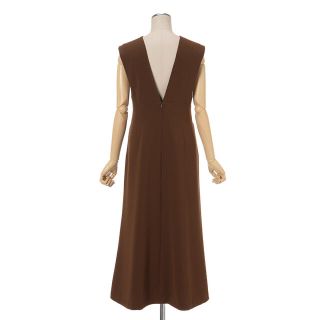 Mame Kurogouchi /V Neck Sleeveless Dress