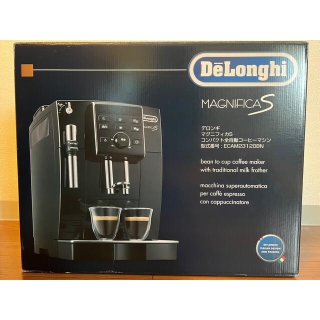 DeLonghi(デロンギ)のデロンギ　マグニフィカS 新品・未使用 スマホ/家電/カメラの調理家電(コーヒーメーカー)の商品写真