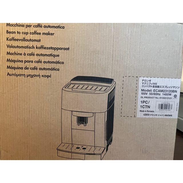 DeLonghi(デロンギ)のデロンギ　マグニフィカS 新品・未使用 スマホ/家電/カメラの調理家電(コーヒーメーカー)の商品写真