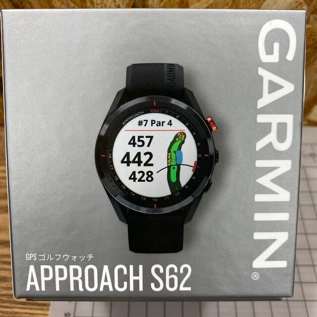 大人気新品 GARMIN GARMINApproachS62アプローチS62ゴルフナビブラック ...