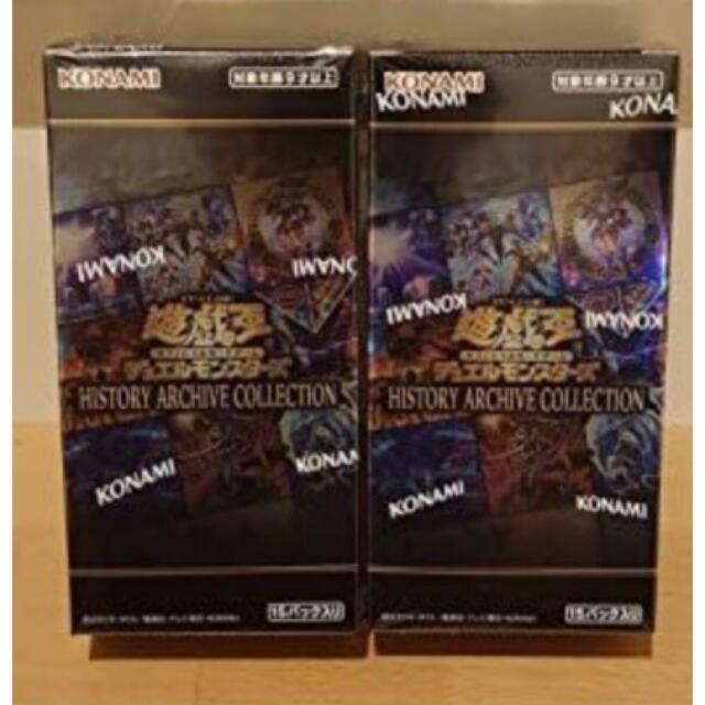 遊戯王(ユウギオウ)のヒストリーアーカイブコレクション 2BOX 未開封(シュリンク付) エンタメ/ホビーのトレーディングカード(Box/デッキ/パック)の商品写真