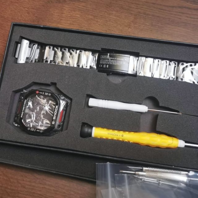 G-SHOCK 5610系用カスタム フルメタルカスタム [ブラック] メンズの時計(金属ベルト)の商品写真